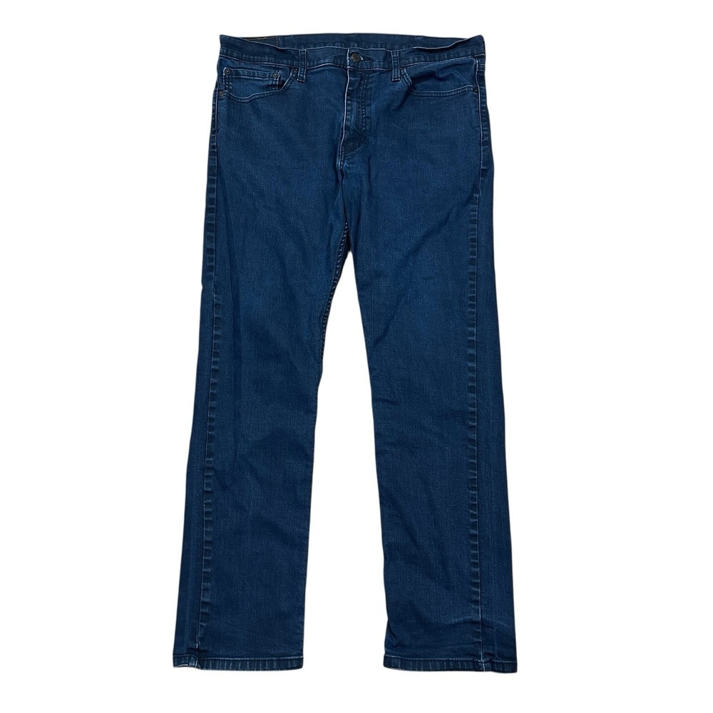 Levis 511 Slim Straight Jeans Mens 38x32 (Fits 38x30) Blue Dark Wash Denim